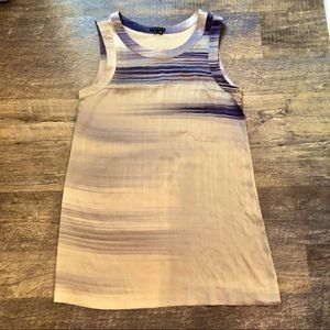 Theory shift Hammered silk medium easy mini dress